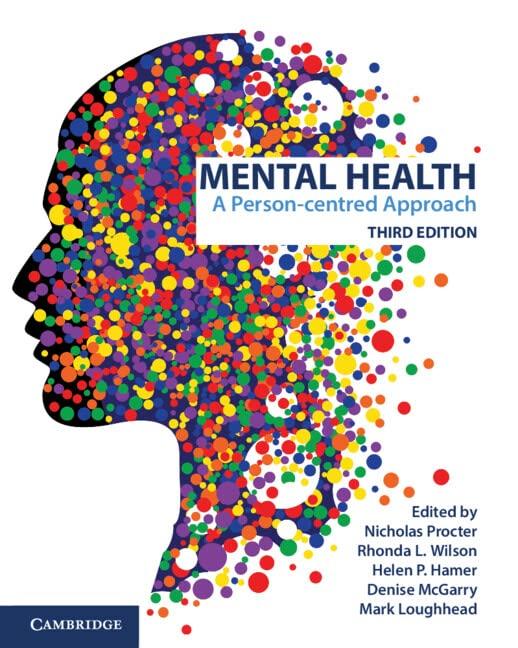 mental health a person centred approach 3rd edition nicholas procter, rhonda l. wilson, helen p. hamer,