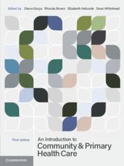 an introduction to community and primary health care 3rd edition diana guzys, rhonda brown, elizabeth