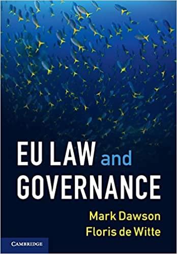 eu law and governance 1st edition mark dawson 1108799434, 9781108799430