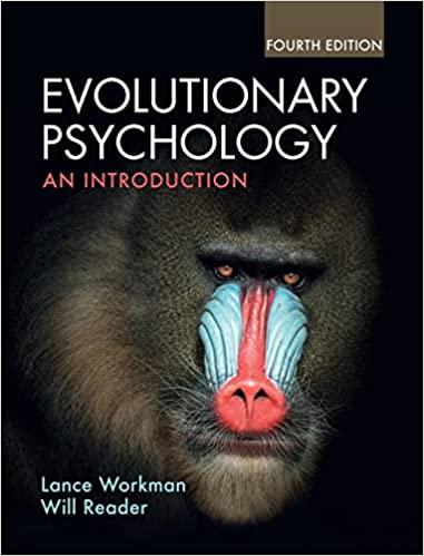 evolutionary psychology an introduction 4th edition lance workman, will reader 1108483151, 9781108483155
