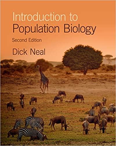 introduction to population biology 2nd edition dick neal 1107605121, 9781107605121