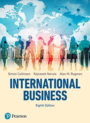 international business 8th edition simon collinson, rajneesh narula, alan m. rugman 1292274158, 9781292274157