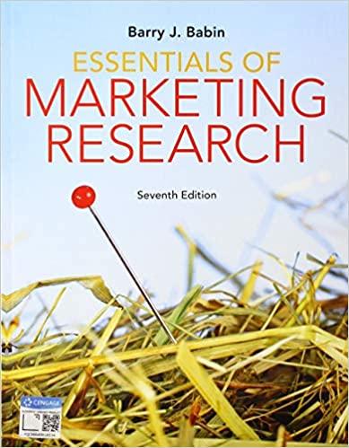essentials of marketing research 7th edition barry j. babin 0357033930, 9780357033937