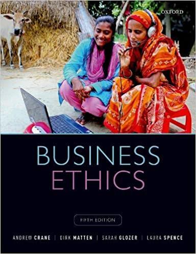 business ethics managing corporate citizenship and sustainability in the age of globalization 5th edition