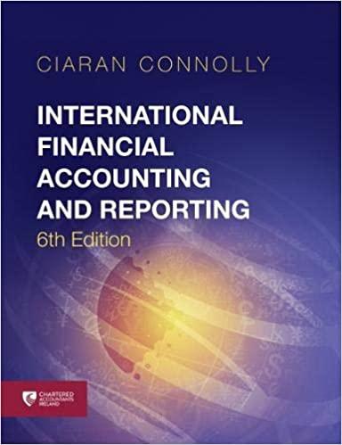 international financial accounting and reporting 6th edition ciaran connolly 1912350025, 978-1912350025