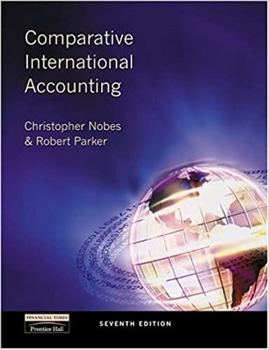 comparative international accounting 7th edition christopher nobes, r. h. parker 0273655833, 9780273655831