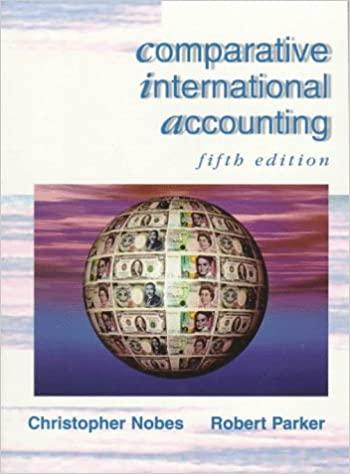 comparative international accounting subsequent edition 5th edition christopher nobes, r. h. parker