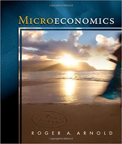 microeconomics 9th edition roger a. arnold 0324785496, 9780324785494