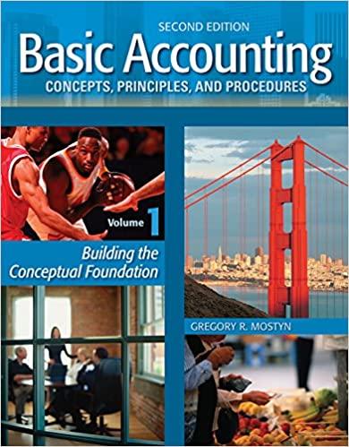 basic accounting concepts principles and procedures volume 1 2nd edition gregory mostyn, worthy and james