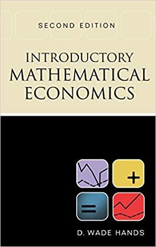introductory mathematical economics 2nd edition d. wade hands 0195133781, 9780195133783