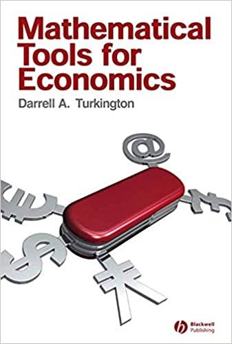 mathematical tools for economics 1st edition darrell a. turkington 1405133805, 9781405133807