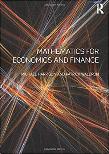 Mathematics For Economics And Finance