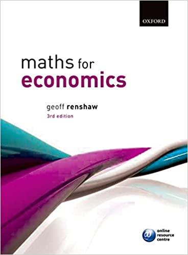 maths for economics 3rd edition geoff renshaw 0199602123, 978-0199602124