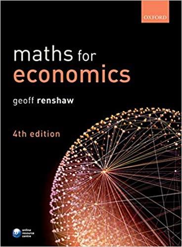 maths for economics 4th edition geoff renshaw 0198704372, 978-0198704379