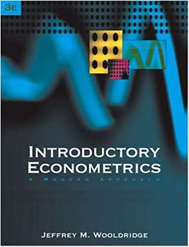introductory econometrics a modern approach 3rd edition jeffrey m. wooldridge 0324289782, 9780324289787