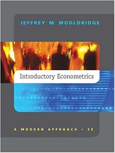 introductory econometrics a modern approach 2nd edition jeffrey m. wooldridge 0324113641, 9780324113648