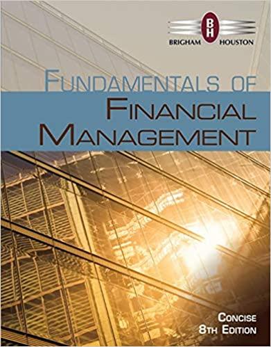 fundamentals of financial management concise edition 8th edition eugene f. brigham, joel f. houston
