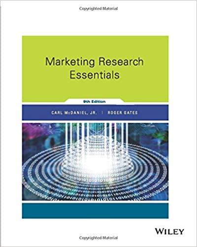 marketing research essentials 9th edition carl mcdaniel, roger gates 1119239451, 9781119239451