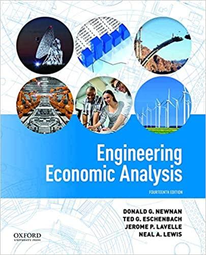 engineering economic analysis 14th edition don newnan, ted eschenbach, jerome lavelle, neal lewis 0190931914,