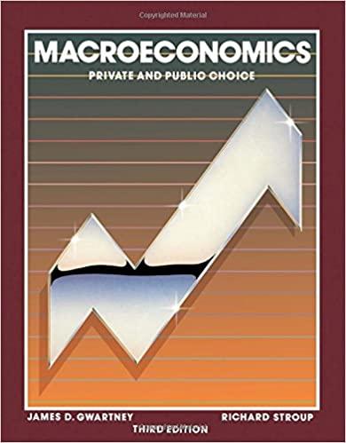 macroeconomics private and public choice 3rd edition james d gwartney 0123110718, 9780123110718