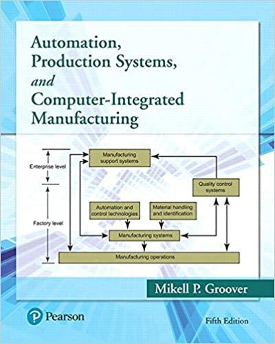 automation production systems and computer integrated manufacturing 5th edition mikell groover 0134605462,