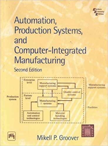 automation production systems and computer integrated manufacturing 2nd edition mikell p. groover 8120320743,