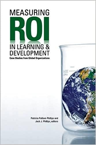 measuring roi in learning and development case studies from global organizations 1st edition patricia pulliam