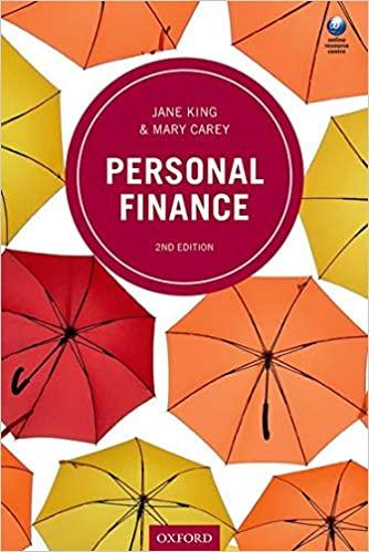 personal finance 2nd edition jane king, mary carey 0198748779, 9780198748779