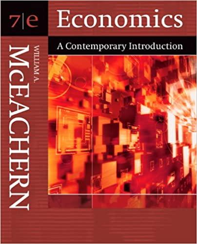 economics a contemporary introduction 7th edition william a. mceachern 0324288603, 9780324288605