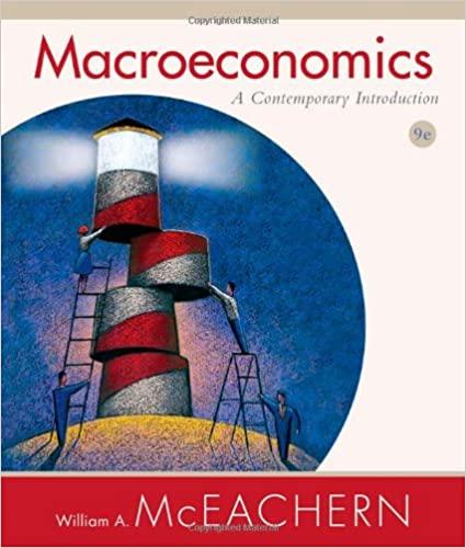 macroeconomics a contemporary introduction 9th edition william a. mceachern 053845377x, 9780538453776