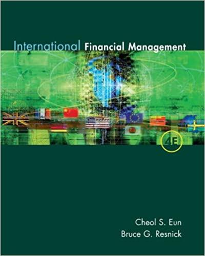 international financial management 4th edition cheol eun, bruce resnick 0072996862, 9780072996869