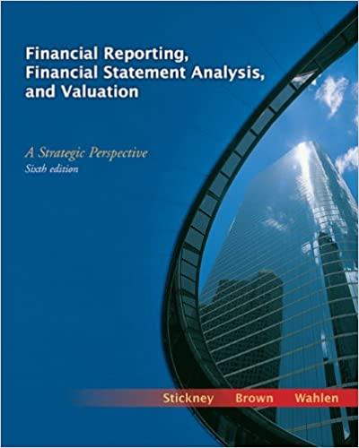 financial reporting financial statement analysis and valuation a strategic perspective 6th edition clyde p.