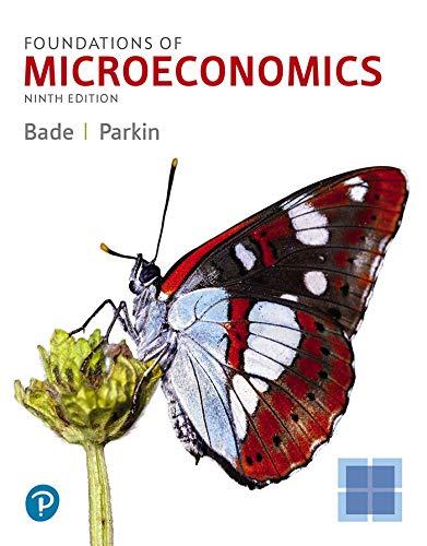 foundations of microeconomics 9th edition robin bade, michael parkin 0136707866, 9780136707868
