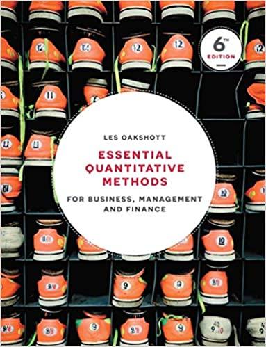 essential quantitative methods for business management and finance 6th edition les oakshott 1137518553,