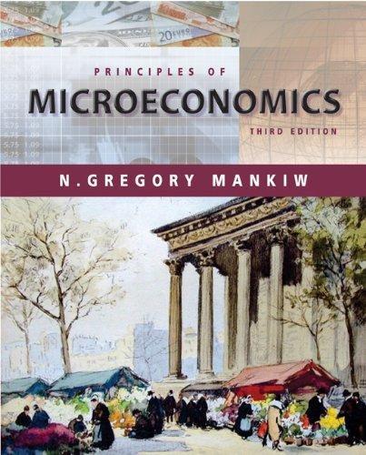 principles of microeconomics 3rd edition n. gregory mankiw 0324171889, 9780324171884