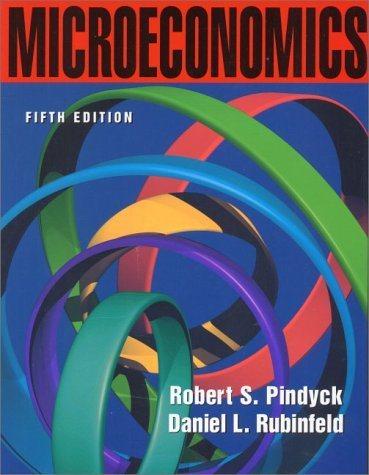 microeconomics 5th edition robert s. pindyck, daniel l. rubinfeld 0130165832, 9780130165831