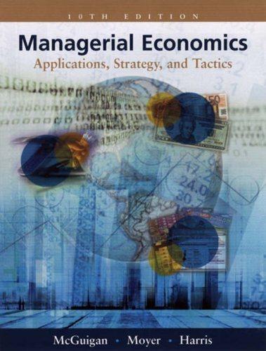 managerial economics applications strategies and tactics with economic applications 10th edition r. charles