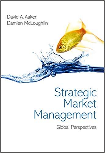 strategic market management global perspectives 1st edition david a. aaker, damien mcloughlin 0470689757,