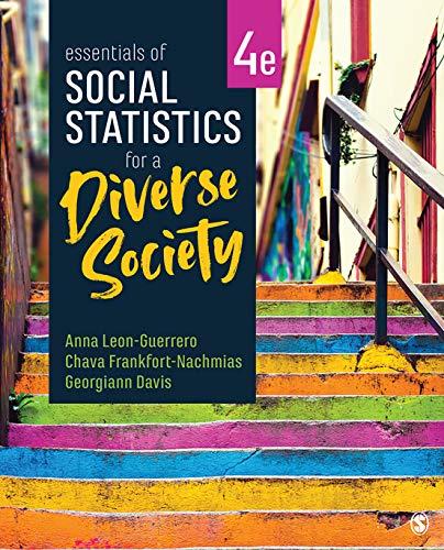 essentials of social statistics for a diverse society 4th edition anna leon guerrero, chava frankfort