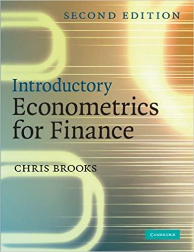 introductory econometrics for finance 2nd edition chris brooks 052169468x, 9780521694681