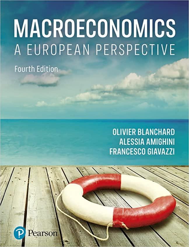 macroeconomics a european perspective 4th edition olivier blanchard, alessia amighini, francesco giavazzi