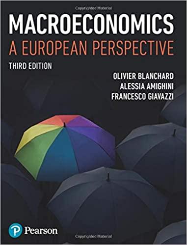 macroeconomics a european perspective 3rd edition olivier blanchard, alessia amighini, francesco giavazzi