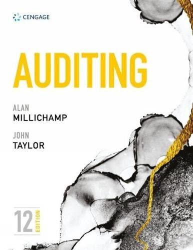 auditing 12th edition alan millichamp, john taylor 1473778999, 9781473778993