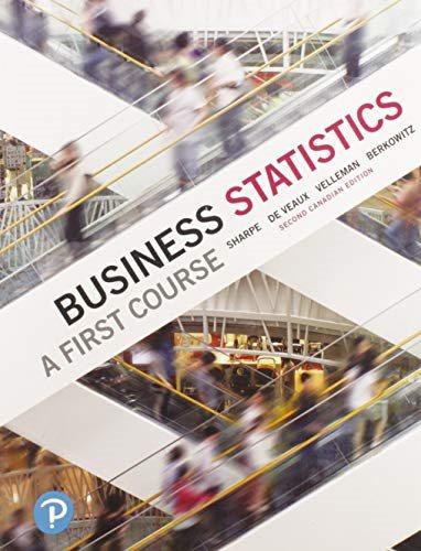 business statistics a first course 2nd canadian edition paul f. velleman, jonathan berkowitz, norean d.