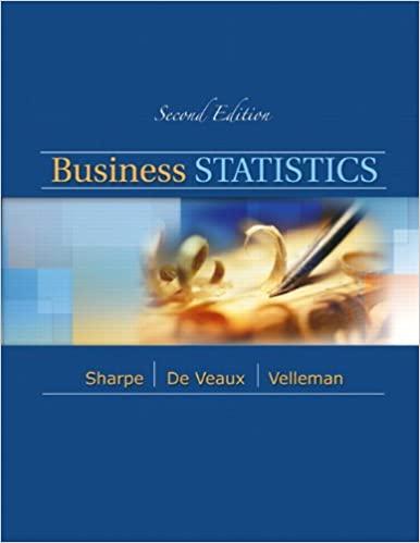 business statistics 2nd edition norean d. sharpe, paul f. velleman, david bock, norean radke sharpe
