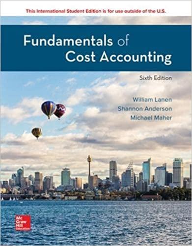 ISE Fundamentals Of Cost Accounting