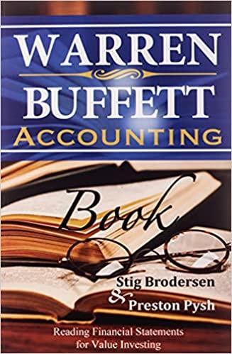 warren buffett accounting book reading financial statements for value investing 1st edition stig brodersen,