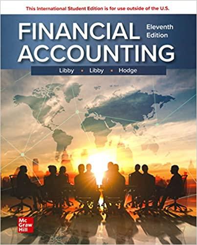 ise financial accounting 11th edition robert libby, patricia libby, frank hodge ch 1265083924, 9781265083922
