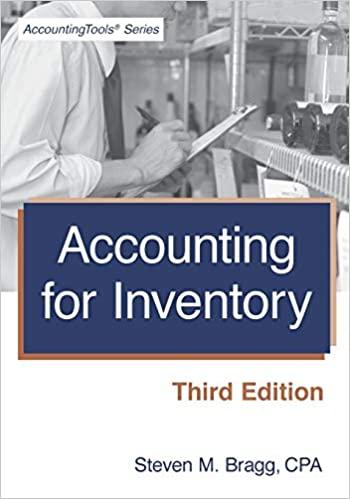accounting for inventory 3rd edition steven m. bragg 1642210145, 9781642210149