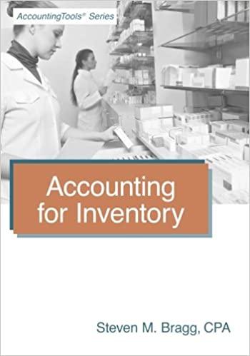 accounting for inventory 1st edition steven m. bragg 1938910222, 9781938910227